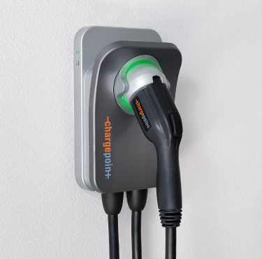 ChargePoint Home Flex installed on wall
